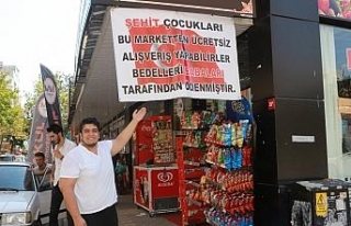 Şehit çocuklarına her şey bedava