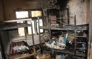 Suriyeli ailenin evinde yangın: 1 ölü