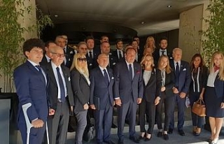 Türk heyeti UEFA Genel Merkezinde