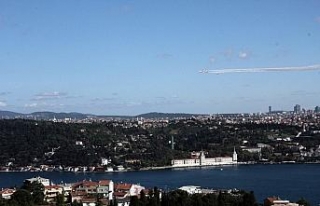 Türk Yıldızları İstanbul semalarında