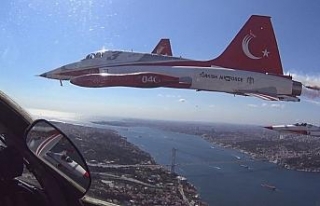 Türk Yıldızları’nın kokpitinden eşsiz İstanbul...