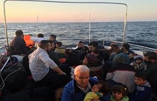 "574 göçmen yakalandı, 8 göçmenin cansız...