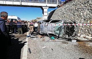 Adıyaman’da feci kaza : 1 ölü, 4 ağır yaralı