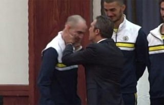 Ali Koç, Guliyev’i alnından öptü