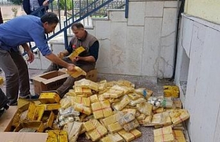 Bal tenekelerinden 176 kilo eroin çıktı