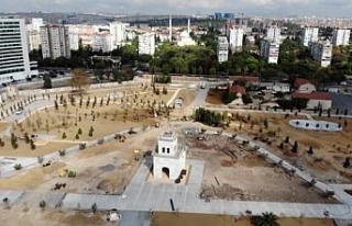 Baruthane’deki "Millet Parkı" çalışmaları...