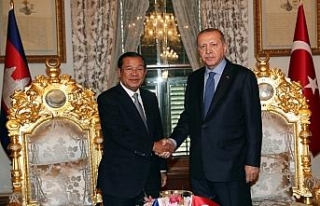 Erdoğan Kamboçya Başbakanını kabul etti