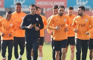 Galatasaray derbi hazırlıklarını sürdürdü