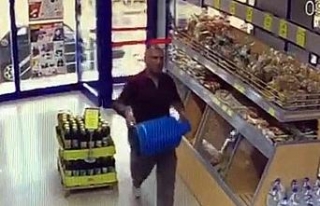 Mutfak tüpüyle marketi uçurmaya kalkıştı