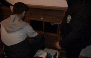 Narkotik operasyonunda polisi şoke eden raylı sistem