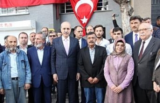 Numan Kurtulmuş’tan şehit evi ziyareti