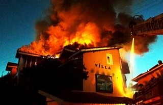 Ortaca’da otel yangını
