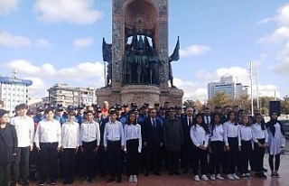 Taksim’de İstanbul’un kurtuluşu töreni