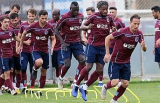 Trabzonspor, BB Erzurumspor hazırlıklarını sürdürdü