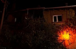 Yaşlı çiftin evi yandı: 1 ölü, 1 yaralı