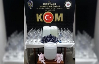 Edirne'de yılbaşı öncesi denetim; 75 litre...