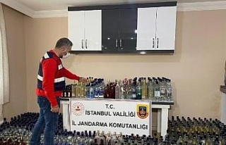 Silivri'de yılbaşı öncesi sahte içki operasyonu