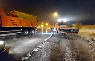 Bolu Dağı'nda kar yağışı başladı