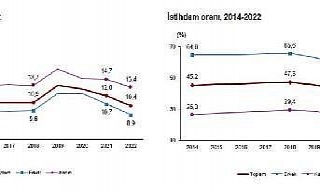 TÜİK: 2022 yılı işsizlik oranı yüzde 10,4