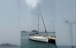 Yelkenli ile Yunanistan'a gitmeye çalışan...