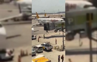 Sabiha Gökçen Havalimanı'nda hareketli dakikalar