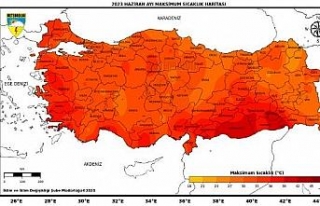 Maksimum sıcaklık 1.7 derece arttı; Senirkent'te...