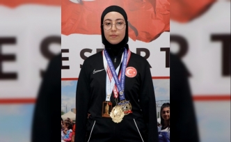 İş kazasında iki kolunu kaybeden Sevim, tekvandoda 1 ayda 3 altın madalya kazandı