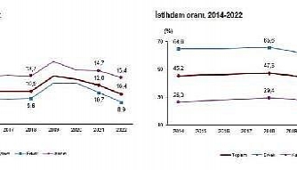 TÜİK: 2022 yılı işsizlik oranı yüzde 10,4