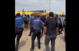 Kurban pazarında denetim kavgası; polis havaya ateş açarak müdahale etti