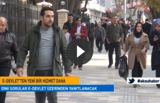 E-devlet’ten yenir bir hizmet daha