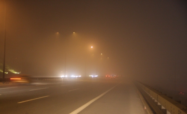 İstanbul’da gece boyunca sis etkili oldu