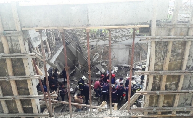 Kahramanmaraş’ta inşaatta göçük: 1 ölü, 5 yaralı