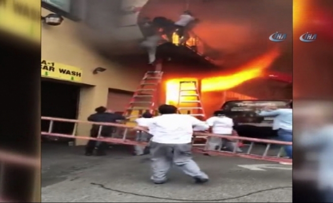 ABD’de Türk restoranında yangın: Alevlerden böyle kaçtılar