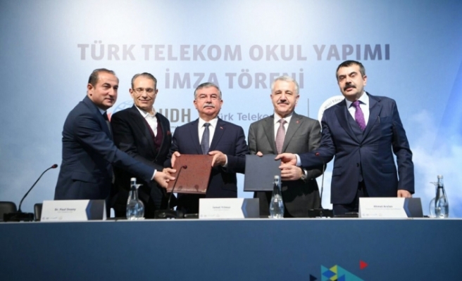Türk Telekom ve MEB işbirliğinde 5 ilde okul yapılacak
