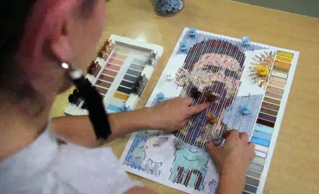 6 bin tel tokadan Messi portresi