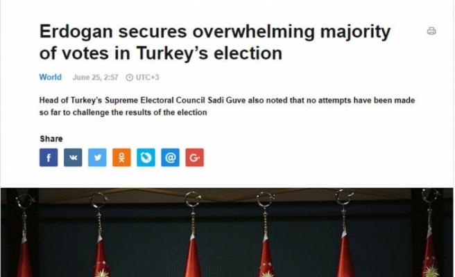 Dünya basınında Türkiye seçimleri