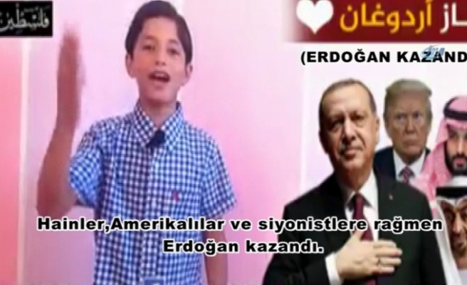 Filistinli çocuğun Cumhurbaşkanı Erdoğan sevgisi
