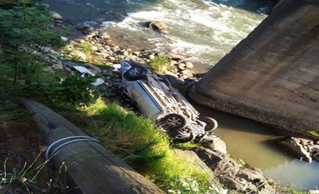 Trabzon’da araç uçuruma yuvarlandı: 7 yaralı