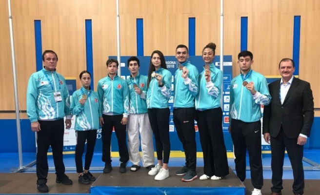 Tekvandocular Akdeniz Olimpiyatları’nda 7’da 6 yaptı