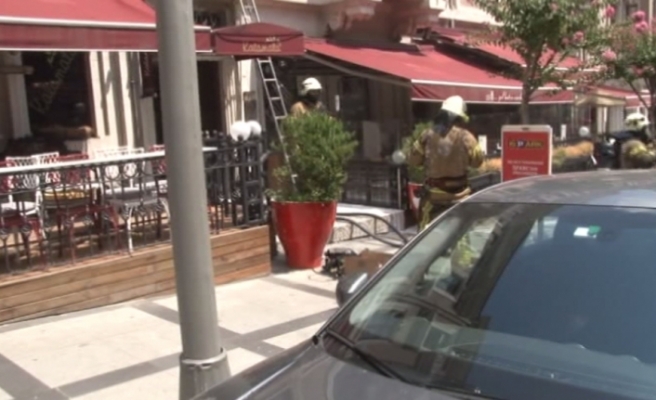 Beşiktaş’ta lüks restoranda korkutan yangın