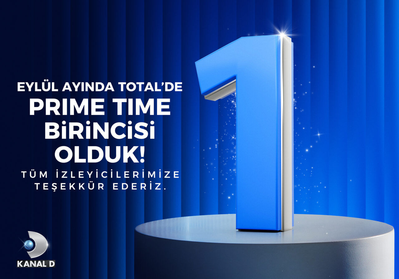 İSTANBUL, – TÜRKİYE’nin televizyonu Kanal D, total hedef kitlede prime