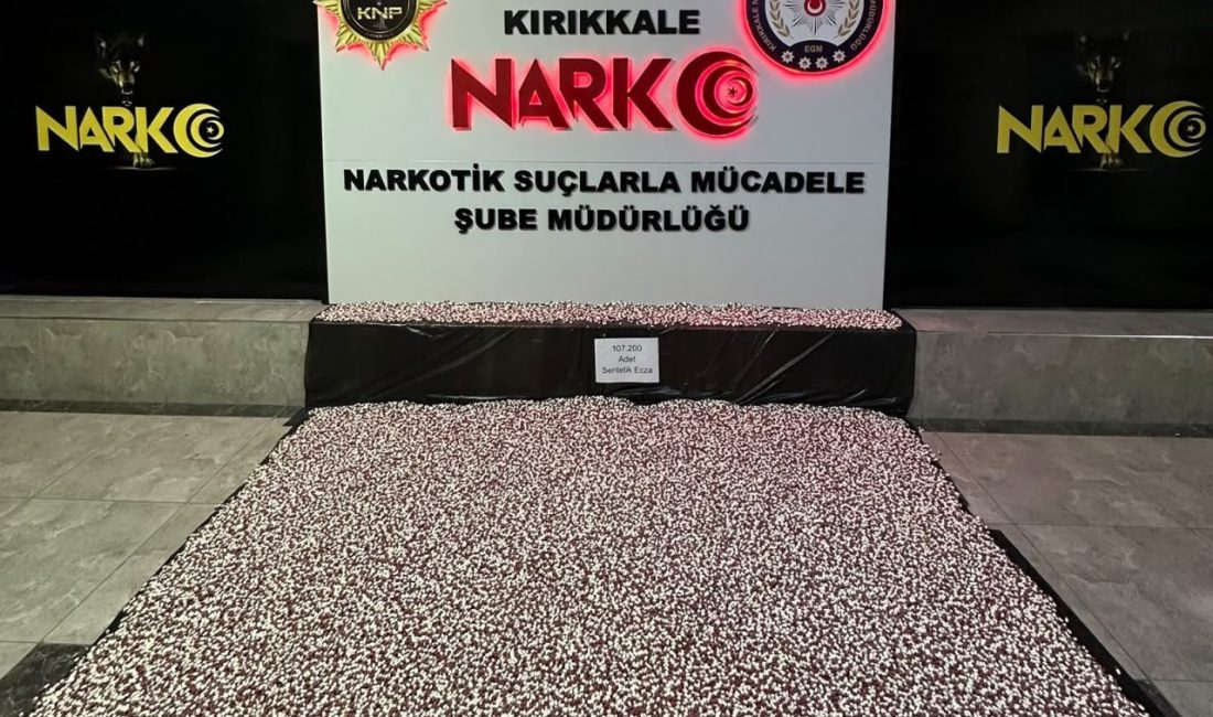 Ankara’da 107 bin 200 sentetik hap ele geçirildi: 6 tutuklama Eda KOÇ/ANKARA, – ANKARA’dan çevre illere sevk edilmek üzere 2