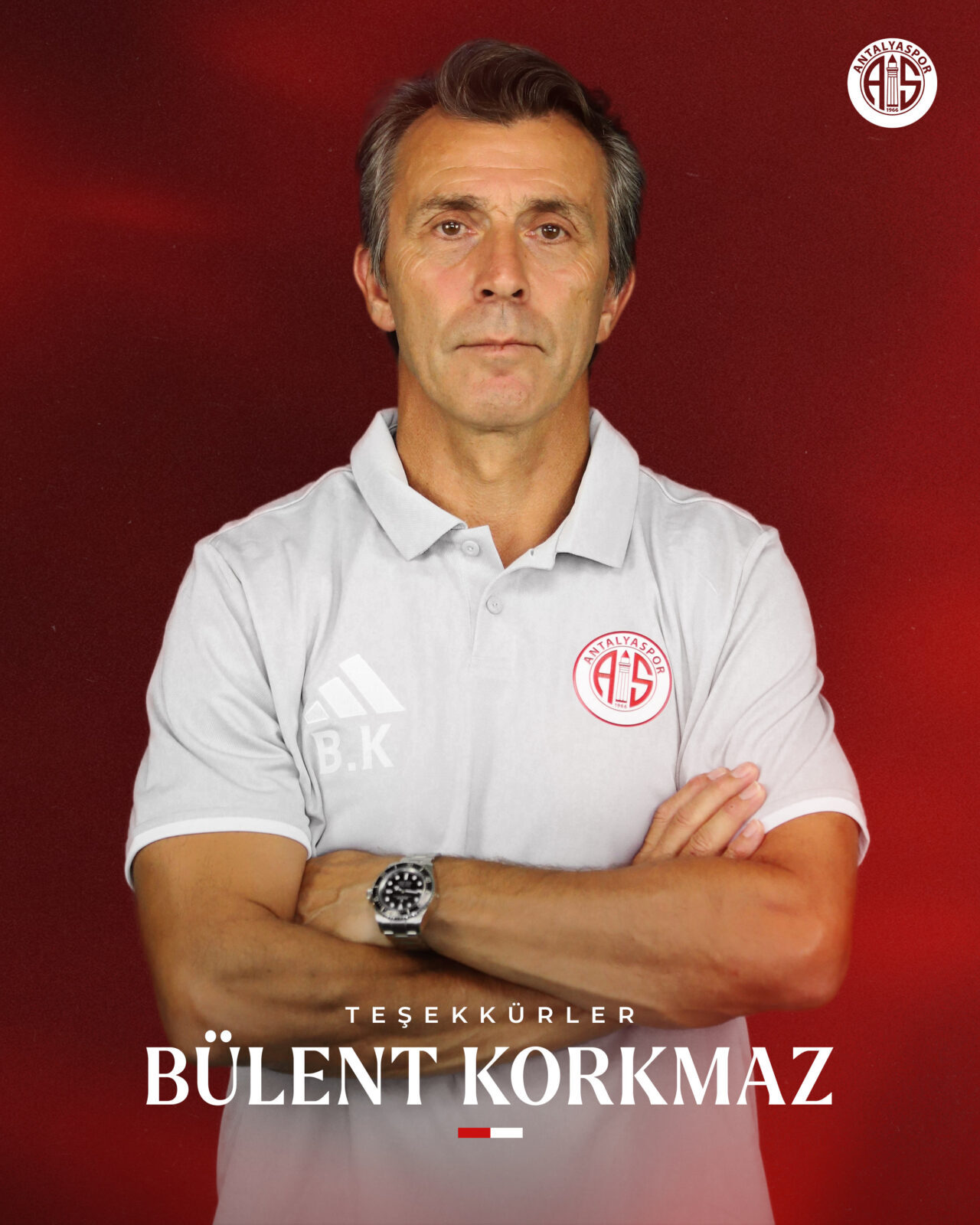 Antalyaspor’da Bülent Korkmaz dönemi sona erdi ANTALYA, – 1’İNCİ Lig ekiplerinden Hesap.com Antalyaspor, teknik direktör Bülent
