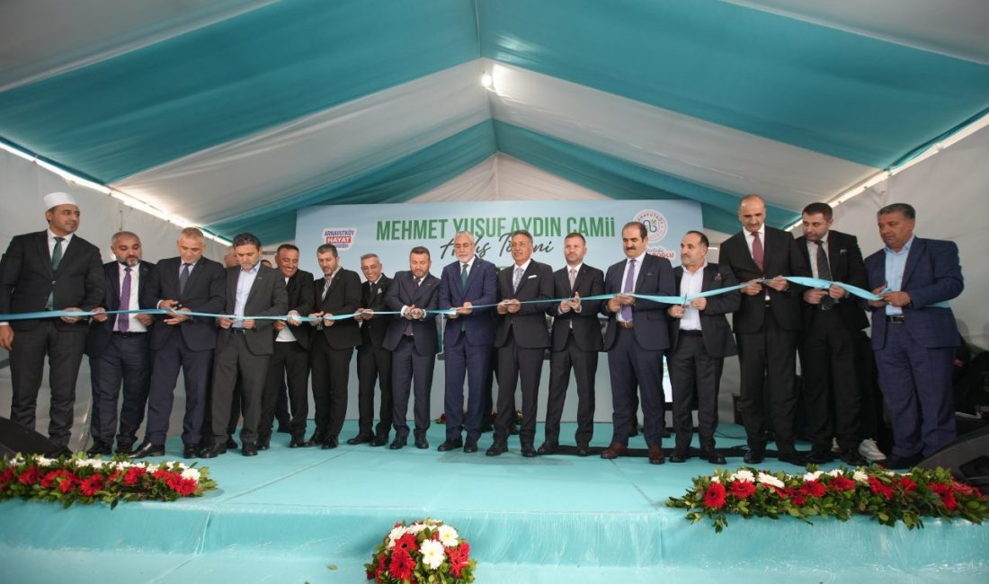 Arnavutköy’de Mehmet Yusuf Aydın Camisi, Bakan Işıkhan’ın katılımıyla ibadete açıldı İSTANBUL, – ARNAVUTKÖY Ömerli Mahallesi’nde, hayır eseri olarak yaptırılan Mehmet