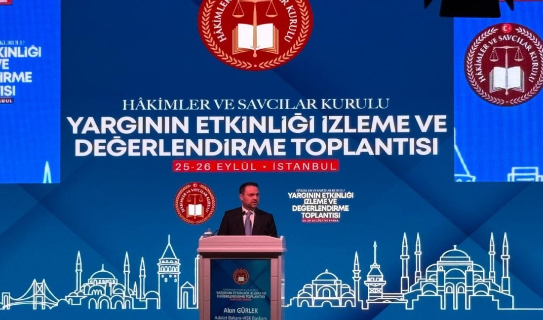 Bakan Akın Gürlek: Türkiye, adalet alanında yoğun ve çok yönlü bir gündemden geçiyor Hasan YILDIRIM / İSTANBUL, – ‘Yargının Etkinliği İzleme ve Değerlendirme