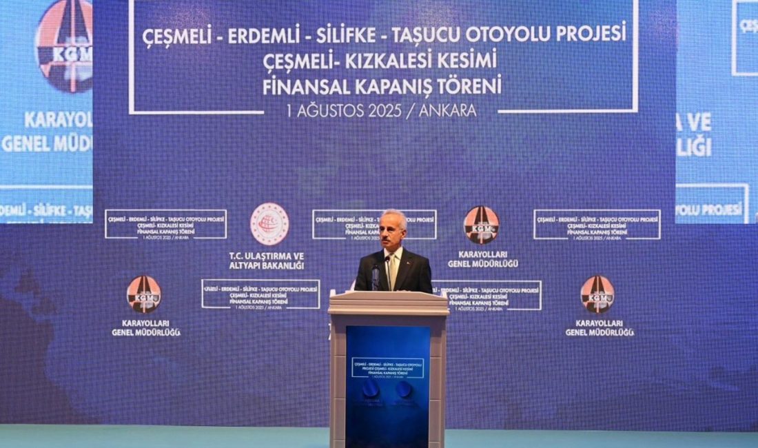 Bakan Uraloğlu: Çeşmeli-Erdemli-Silifke-Taşucu Otoyolu’nda seyahat süresini 18 dakikaya düşüreceğiz ANKARA, – ULAŞTIRMA ve Altyapı Bakanı Abdulkadir Uraloğlu, Çeşmeli-Erdemli-Silifke-Taşucu Otoyolu’ndaki