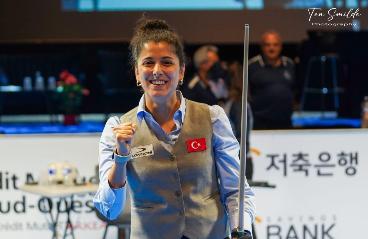 İSTANBUL, – MİLLİ bilardocu Güzin Müjde Karakaşlı, Kadınlar 3 Bant