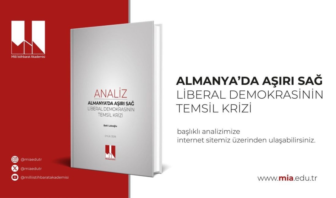 ANKARA, – MİLLİ İstihbarat Akademisi’nden Baki Laleoğlu’nun kaleme aldığı ‘Almanya’da