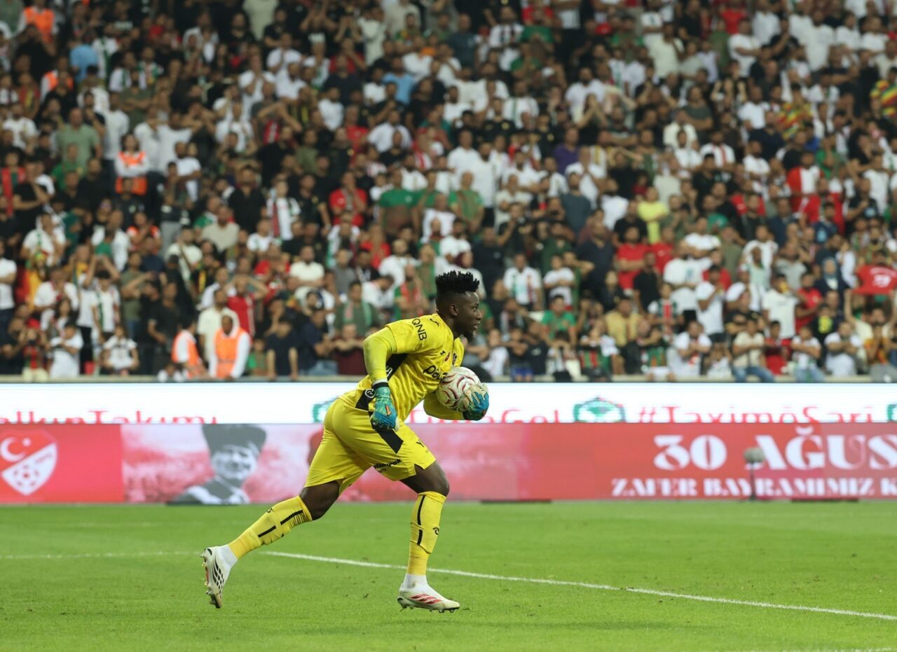 Nurgül GÜNAYDIN / TRABZON, – TRABZONSPOR’un Kamerunlu kalecisi Andre Onana,