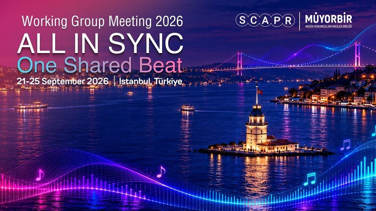 İSTANBUL, – ULUSLARARASI icracı sanatçı meslek birlikleri ağı SCAPR’ın 2026